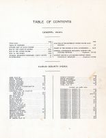 Table of Contents, Cloud County 1917